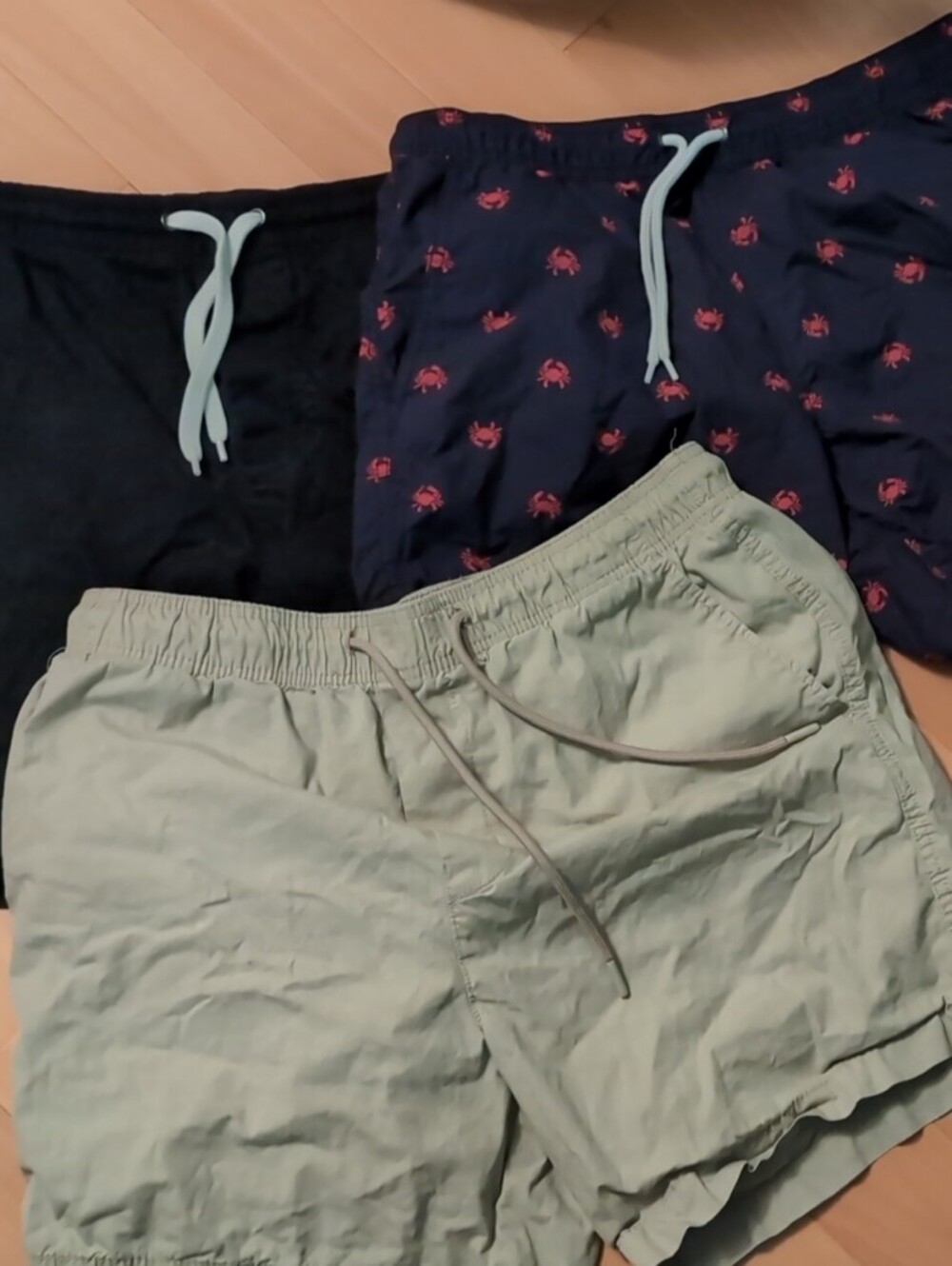Three Pairs Of Men's Shorts